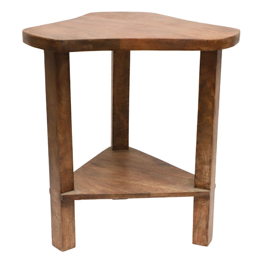 Wooden-accent table